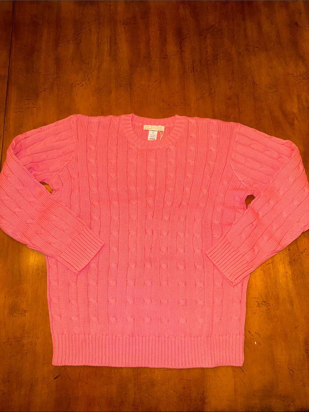 NWT TBBC Crawford Crewneck - Palm Beach Pink 12 price is firm